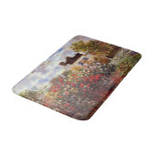 カラフル芸術的庭風景 バスマット (アングル)