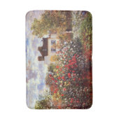 カラフル芸術的庭風景 バスマット (正面縦)