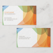 カラフル芸術的 名刺 (正面/裏面)