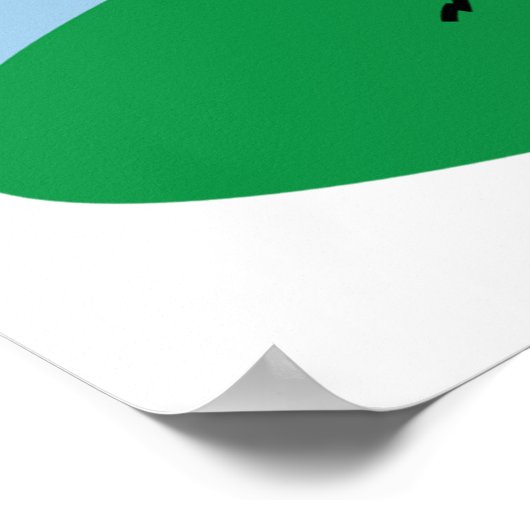 カラフル茸 ポスター (角)