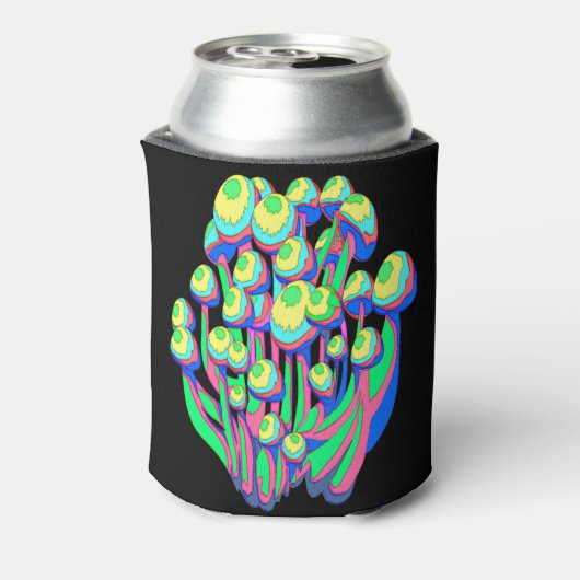 カラフル茸 缶クーラー (缶裏面)