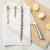 カラフル草 キッチンタオル (四つ折り)