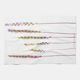 カラフル草 キッチンタオル