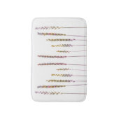 カラフル草 バスマット (正面縦)