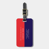 カラフル荷物識別用タグ簡単 ラゲッジタグ (正面縦)