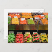 カラフル菓子 ポストカード (正面/裏面)