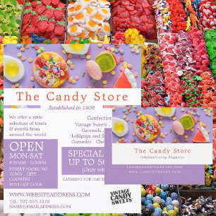 カラフル菓子 名刺