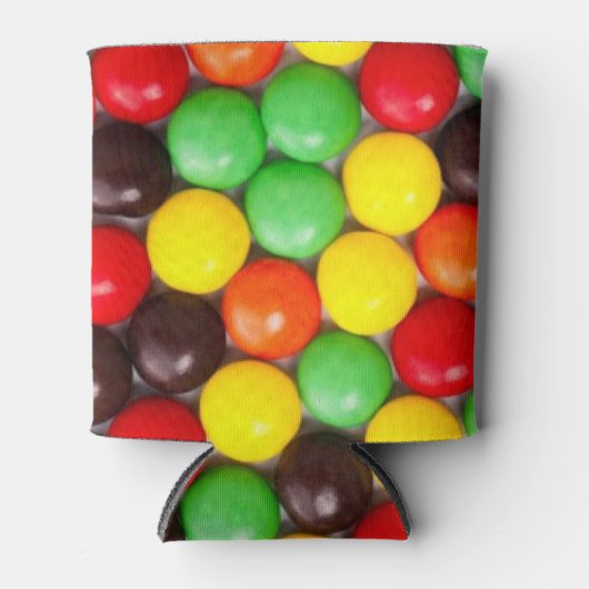 カラフル菓子 缶クーラー (正面)