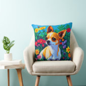 カラフル華 クッション (椅子)