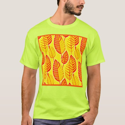 カラフル葉エレガンス Tシャツ (正面)