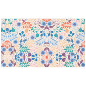 カラフル葉モダン葉のパターン テーブルクロス (正面(横))