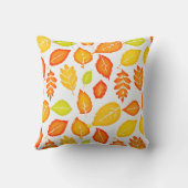 カラフル葉型 クッション (裏面)