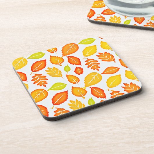 カラフル葉型 コースター (左側)