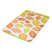 カラフル葉型 バスマット (アングル)