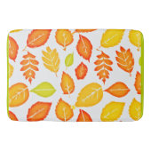 カラフル葉型 バスマット (正面)
