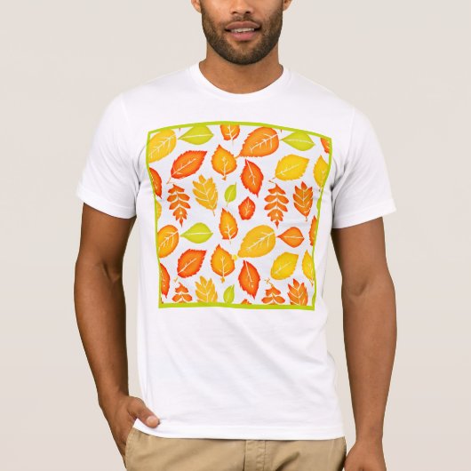 カラフル葉型 Tシャツ (正面)