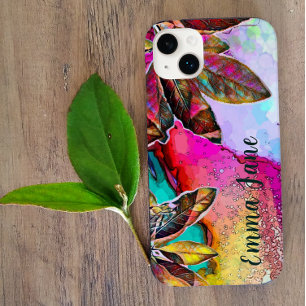 カラフル葉抽象芸術インクアート Case-Mate iPhone 14 PLUSケース