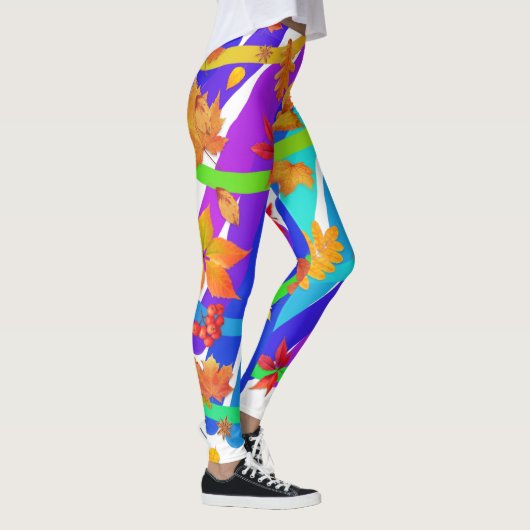 カラフル葉棒 レギンス (右)