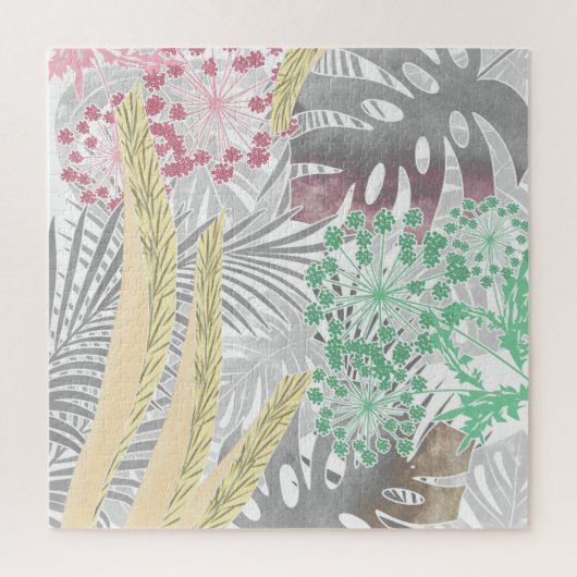 カラフル葉椰木 ジグソーパズル (縦)