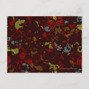 カラフル葉花 ポストカード