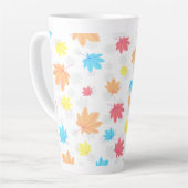 カラフル葉 カフェラテマグ (左アングル)