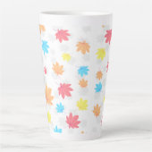 カラフル葉 カフェラテマグ (正面)