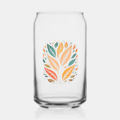 カラフル葉 ガラス缶 (裏面)