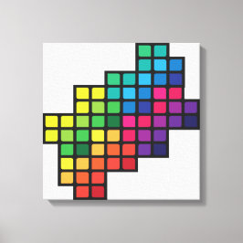 カラフル葉 キャンバスプリント