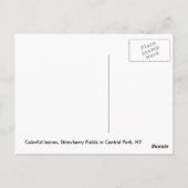 カラフル葉 ポストカード (裏面)