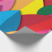 カラフル葉 ラッピングペーパー (角)