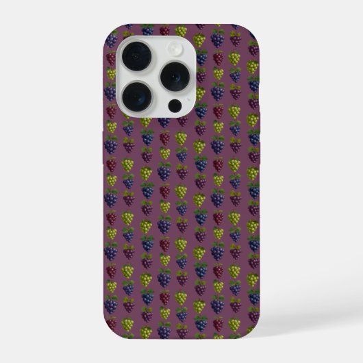 カラフル葡萄の房 iPhoneケース (裏面)