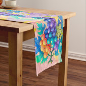 カラフル葡萄 ショートテーブルランナー (インサイチュ)