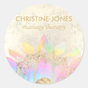 カラフル蓮 ラウンドシール