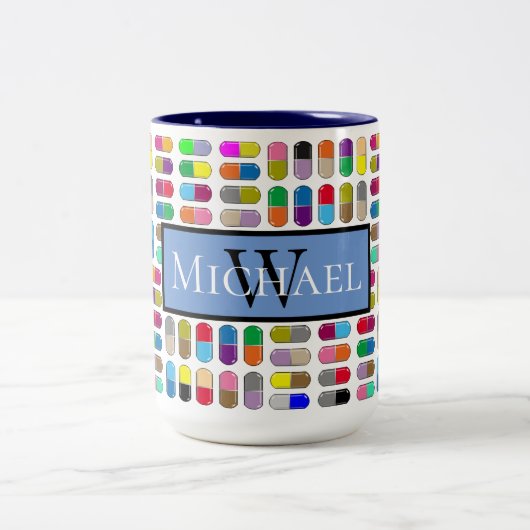 カラフル薬 ツートーンマグカップ (中央)