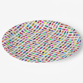 カラフル薬 ペーパープレート (アングル)