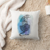 カラフル虎 クッション (ブランケット)