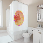 カラフル虎 シャワーカーテン (インサイチュ)