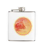 カラフル虎 フラスク (正面)