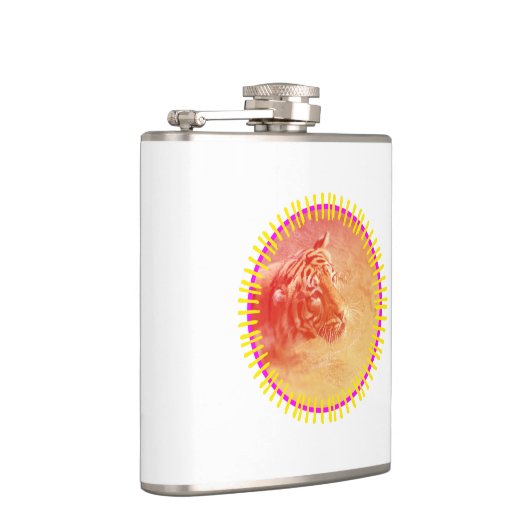 カラフル虎 フラスク (右)