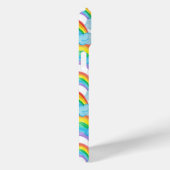 カラフル虹パターン（の模様が）ある Case-Mate iPhoneケース (裏面 / 右)