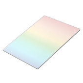 カラフル虹色グラデーション ノートパッド (アングル)