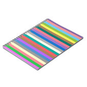 カラフル虹色 ノートブック (左側)