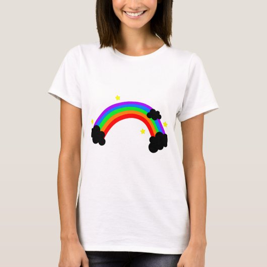 カラフル虹 Tシャツ (正面)