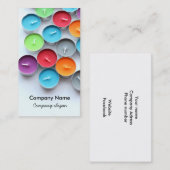 カラフル蝋燭 名刺 (正面/裏面)
