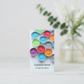 カラフル蝋燭 名刺 (スタンド正面)