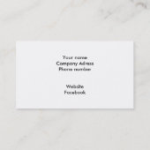 カラフル蝋燭 名刺 (裏面)