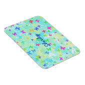 カラフル蝶とデイジーバイシャーリー・テイラー マグネット (右側)