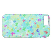 カラフル蝶とデイジーバイシャーリー・テイラー Case-Mate iPhoneケース (裏面(横))
