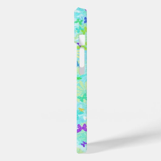 カラフル蝶とデイジーバイシャーリー・テイラー Case-Mate iPhoneケース (裏面 / 左)