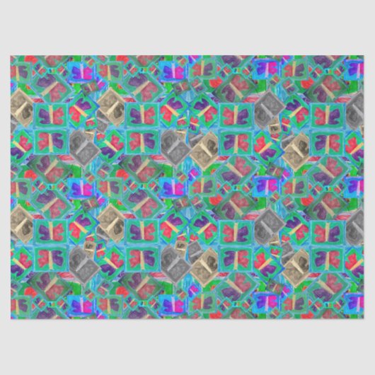 カラフル蝶の数々の挑戦 | 薄葉紙 (正面)